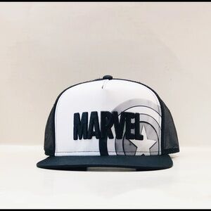 Marvel Black and White Cap